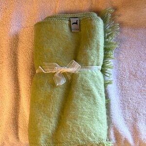 Alpaca scarf Peru lime green soft